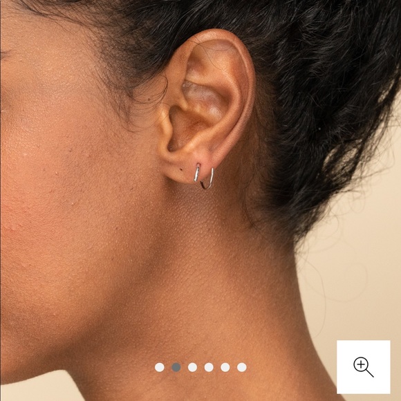 Mejuri Jewelry - Mejuri Spiral Earrings White Gold